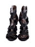 Just Fab Black Sandals Size 8 - photo 2