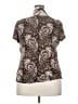 Fashion Bug Brown Short Sleeve Blouse Size 18 - photo 2