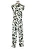 Ranna Gill 100% Polyester Floral Ivory Jumpsuit Size S - photo 2