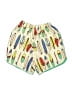 Hanna Andersson 100% Recycled Polyester Print Ivory Board Shorts Size 5 - photo 2