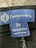 Democracy Solid Black Jeans Size 14 - photo 7