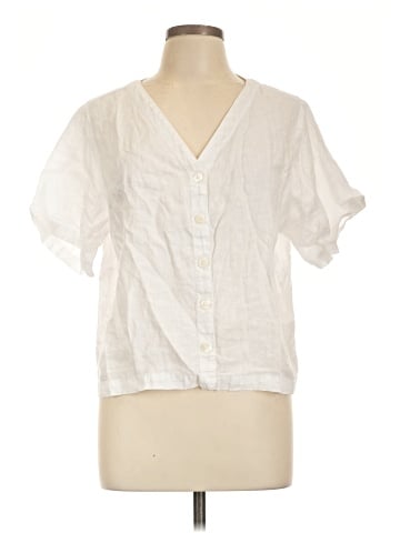 Garnet Hill Short Sleeve Blouse (view 1)