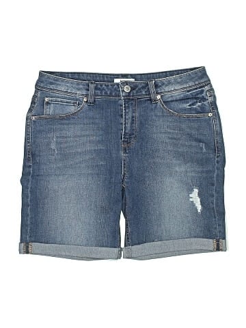 Kensie Denim Shorts (view 1)