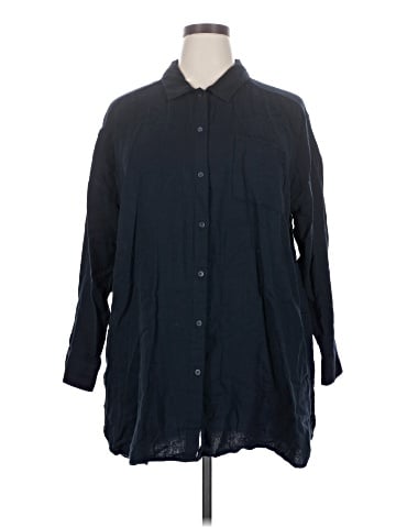 Purejill 3/4 Sleeve Button-Down Shirt (view 1)