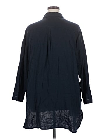 Purejill 3/4 Sleeve Button-Down Shirt (view 2)