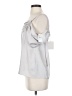 Tibi 100% Polyester Silver Sleeveless Blouse Size 2 - photo 5