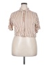 No Boundaries 100% Rayon Tan Short Sleeve Turtleneck Size 20 - photo 1
