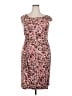 Connected Apparel Floral Pink Cocktail Dress Size 18 - photo 1