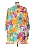 Adrienne Yellow 3/4 Sleeve Blouse Size L - photo 2