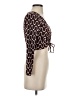 Meraki Brown Long Sleeve Top Size XS - photo 4