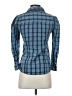 Juicy Couture Plaid Blue Long Sleeve Button-Down Shirt Size 0 - photo 2