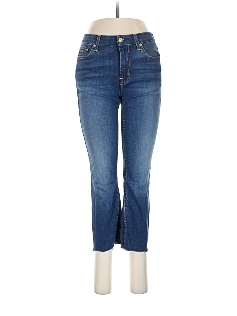 Pre-owned 7 For All Mankind Jeans In Blue