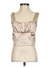 Originality Tan Sleeveless Blouse Size S - photo 1
