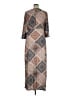 Venus Print Brown Casual Dress Size XL - photo 2