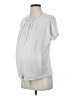 Seraphine Silver Short Sleeve T-Shirt Size Sm Maternity - photo 1
