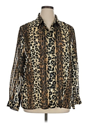 DressBarn Long Sleeve Blouse (view 1)
