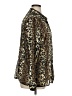 DressBarn 100% Polyester Animal Print Gold Long Sleeve Blouse Size 1X - photo 4