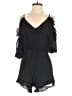 Wishlist 100% Polyester Solid Black Romper Size S - photo 1