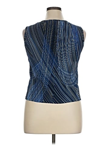 Plisse Sleeveless Blouse (view 2)