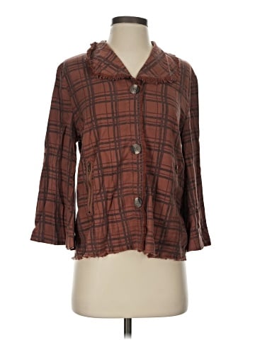 XCVI 3/4 Sleeve Button-Down Shirt (view 1)