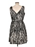 I.N. Studio Paisley Gray Cocktail Dress Size 14 Petite - photo 2