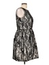 I.N. Studio Paisley Gray Cocktail Dress Size 14 Petite - photo 4