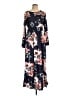 Assorted Brands Floral Blue Casual Dress Size L - photo 1