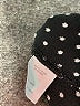Noir Polka Dots Black Short Sleeve Blouse Size M - photo 8