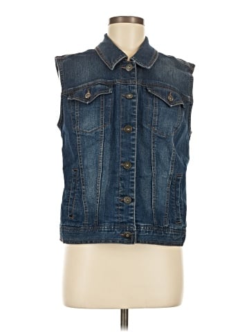 Style&Co Denim Vest (view 1)
