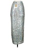 Whistles Metallic Silver Formal Skirt Size 2 - photo 2