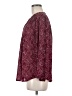 Monday Fun 100% Polyester Burgundy Long Sleeve Blouse Size M - photo 5