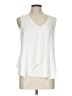 Green Envelope White Sleeveless Blouse Size L - photo 1