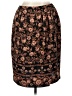 Amanda Smith 100% Polyester Paisley Brown Casual Skirt Size 12 - photo 1