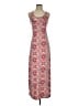 Love Print Orange Casual Dress Size S - photo 1