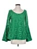 Judith March 100% Polyester Green Long Sleeve Blouse Size S - photo 1