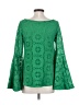Judith March 100% Polyester Green Long Sleeve Blouse Size S - photo 2
