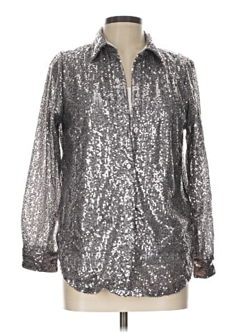 NY Collection Long Sleeve Blouse (view 1)