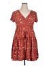Derek Heart Hearts Brown Casual Dress Size XL - photo 1