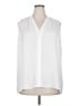 Vince Camuto 100% Polyester Solid White Sleeveless Blouse Size 2X - photo 1