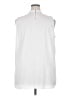 Vince Camuto 100% Polyester Solid White Sleeveless Blouse Size 2X - photo 2