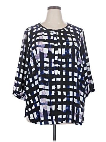 Not Your Daughter's Jeans 3/4 Sleeve Blouse (view 1)