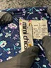 Mimi Chica 100% Polyester Blue 3/4 Sleeve Blouse Size L - photo 7