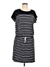 THML Stripes Black Casual Dress Size M - photo 1