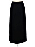 L.L.Bean Solid Black Formal Skirt Size 8R - photo 1