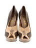 L.A.M.B. 100% Leather Color Block Gray Heels Size 5 1/2 - photo 2