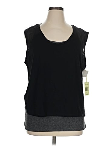 Tangerine Sleeveless Top (view 1)
