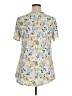 Popyoung Floral Ivory Short Sleeve Henley Size XL - photo 2