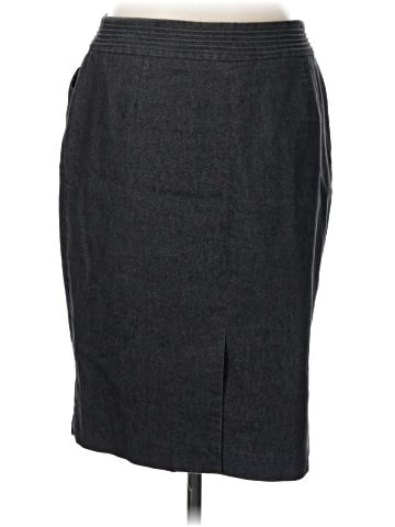 Dalia Collection Denim Skirt (view 2)