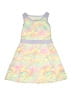 Lands' End Tie-dye Yellow Purple Dress Size 6 - 7 - photo 1
