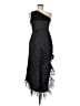 Aidan Mattox 100% Polyester Black Cocktail Dress Size 6 - photo 1